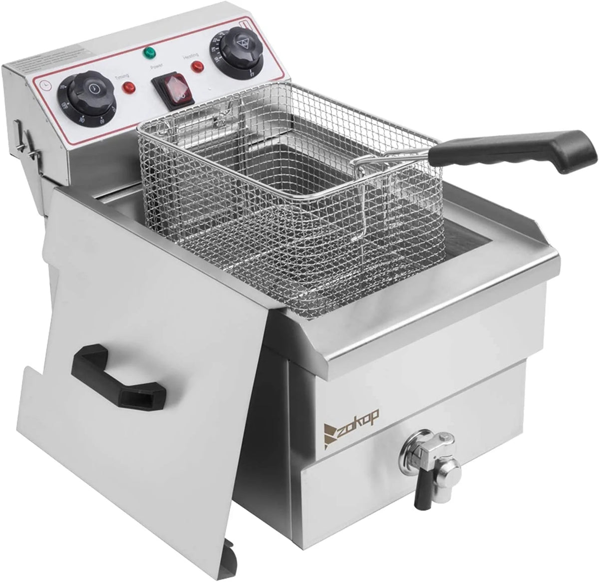 Commercial Electric Stainless Steel Countertop Deep Fryer 12.5QT X560191