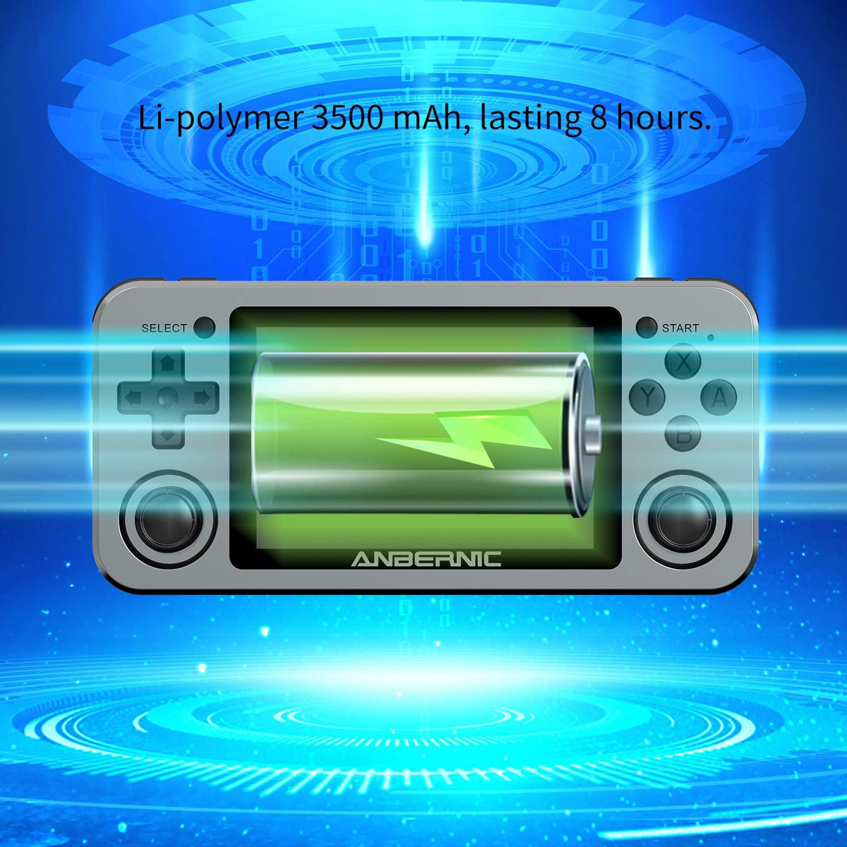 Handheld Game Console with 64G TF Card 3.5 inch IPS Screen U724