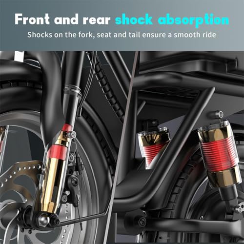28 MPH 35 Miles Range 14'' Fat Tire Electric Scooter E93440