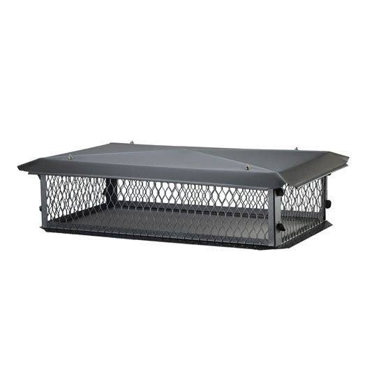 Black 13x19 Multi-Flue Chimney Cap W19079