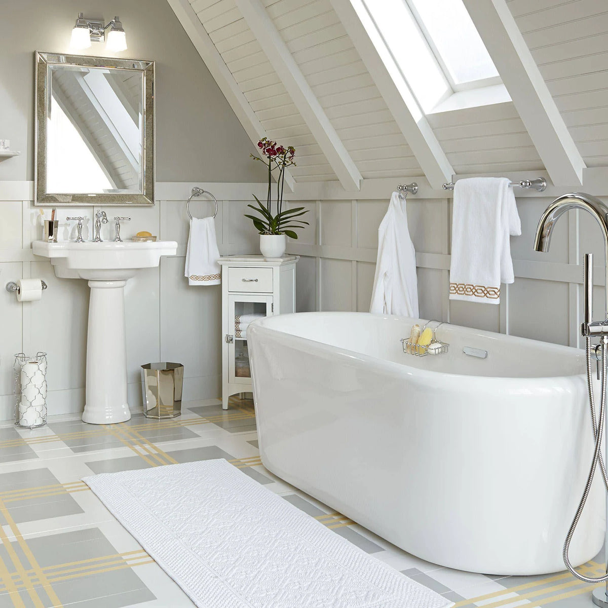 Floor Mounted Tub Filler Polished Chrome K771711