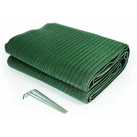 Green 6' x 9' Reversible Awning Leisure Mat J23649