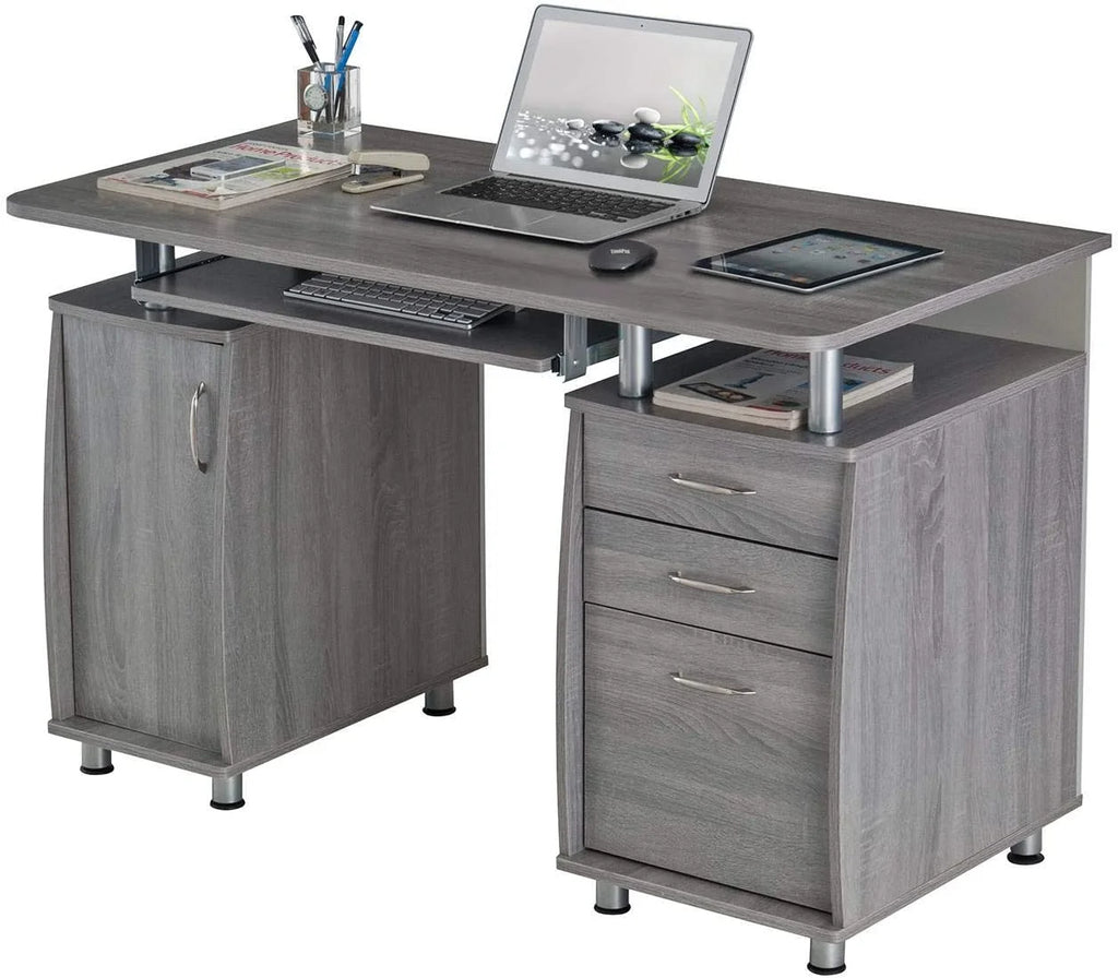 Gray Small Computer Desk K2752