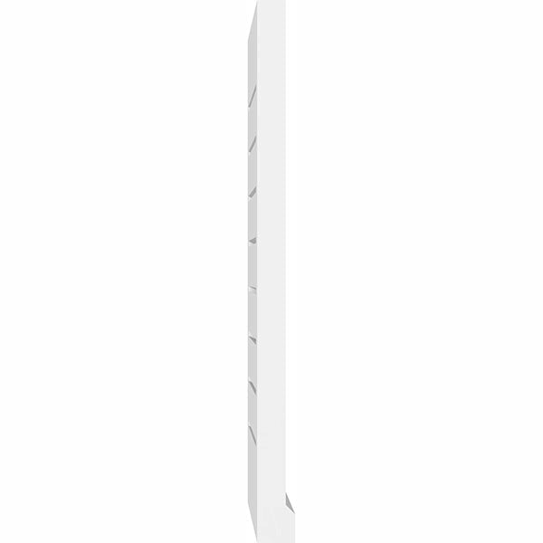 PVC Vertical Surface Mount Gable Vent V624005