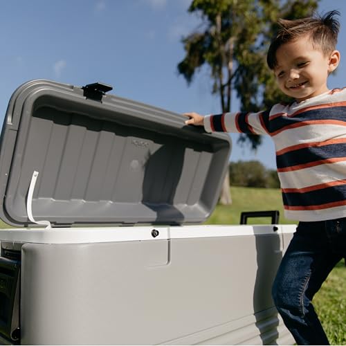 Insulated Portable Hard Shell Ice Chest Cooler H733047