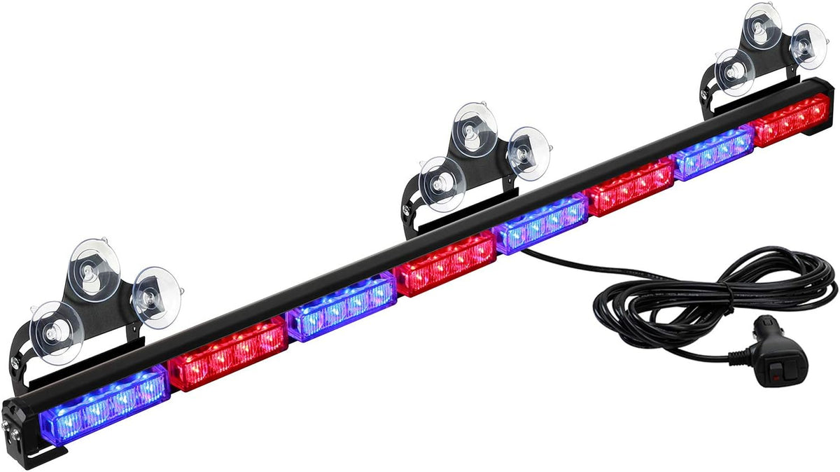 36 32LED Traffic Advisor Light Bar Amber/White Pack of 2 C21844