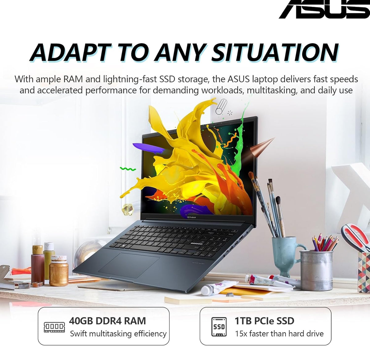15.6 FHD Touchscreen Laptop, Intel Core i7, 40GB RAM 1TB SSD, Windows 11 Pro V34097