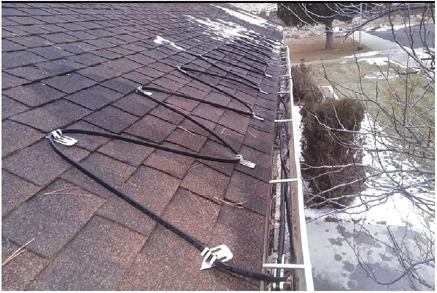 Roof Snow De-Icing Heating Cable 140 feet 8 Watts Per Foot B882450