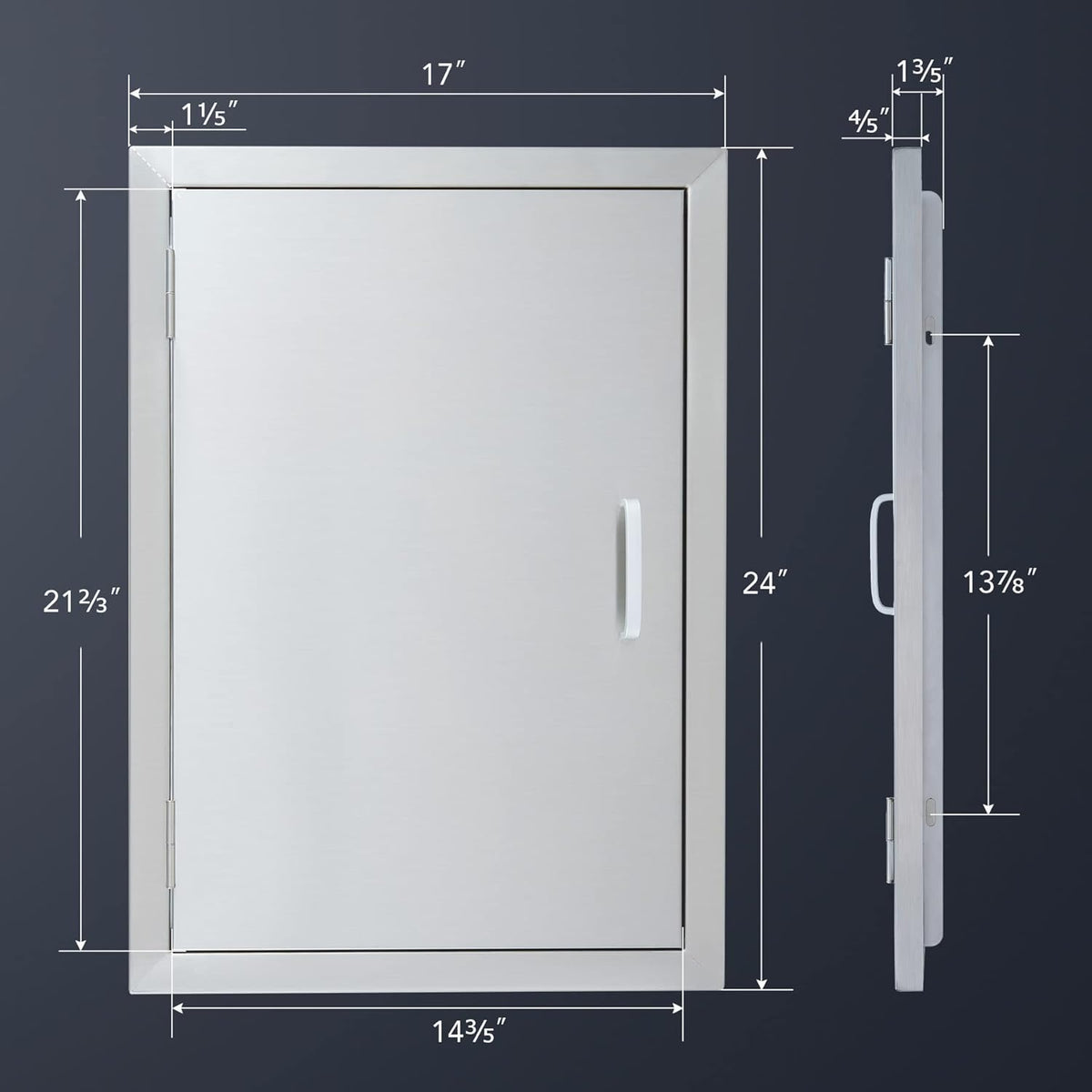 Weatherproof 304 Stainless Steel Single Access Doors S952