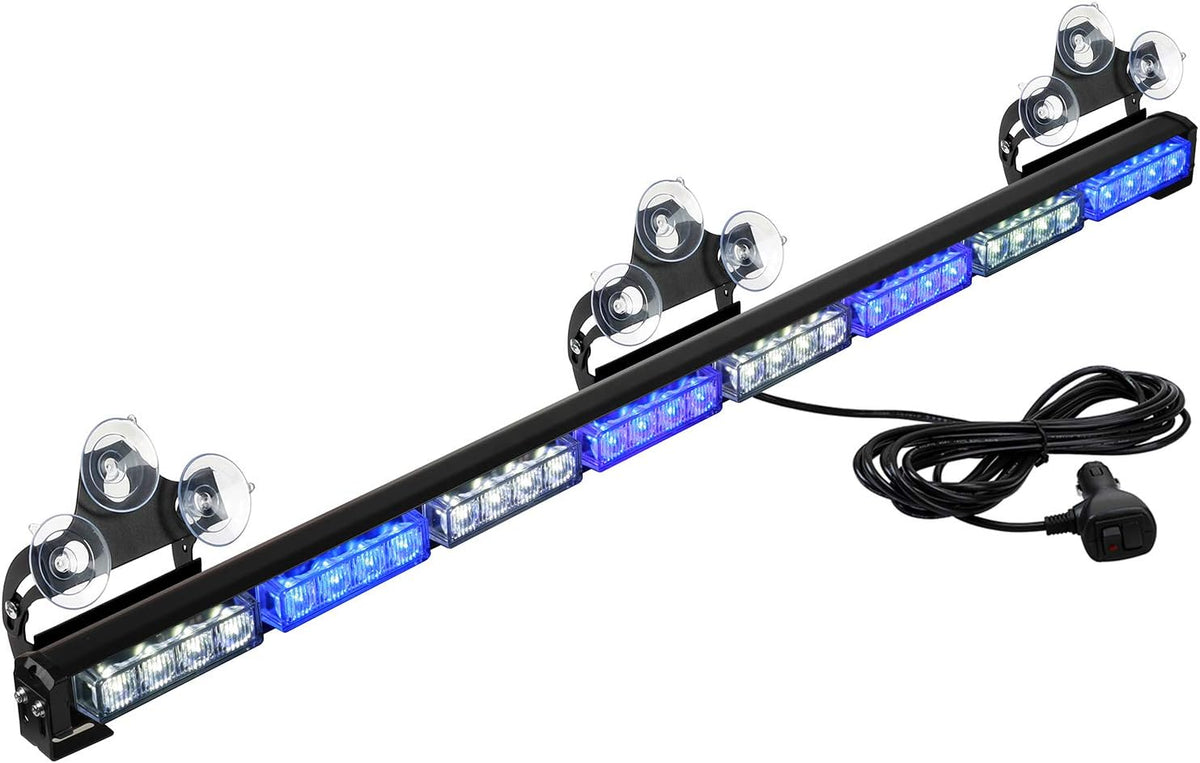 36 32LED Traffic Advisor Light Bar Amber/White Pack of 2 C21844