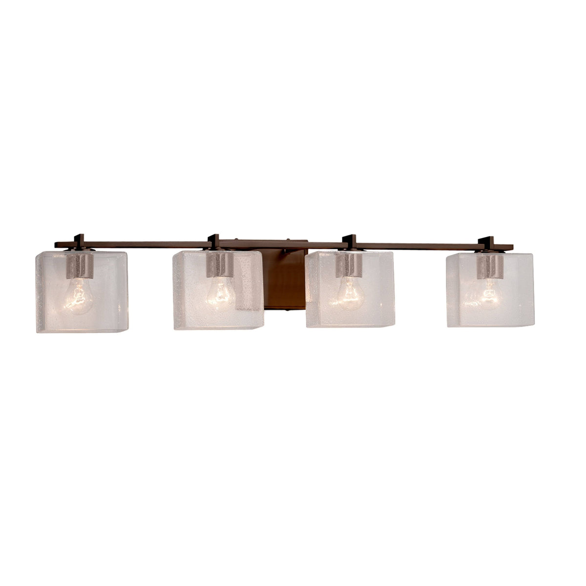 4-Light Bath Bar Seeded Glass T67743