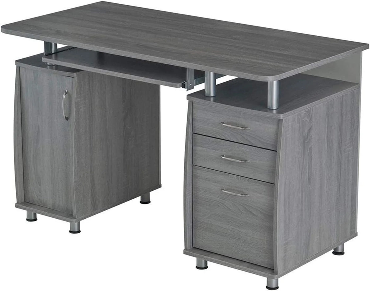 Gray Small Computer Desk K2752