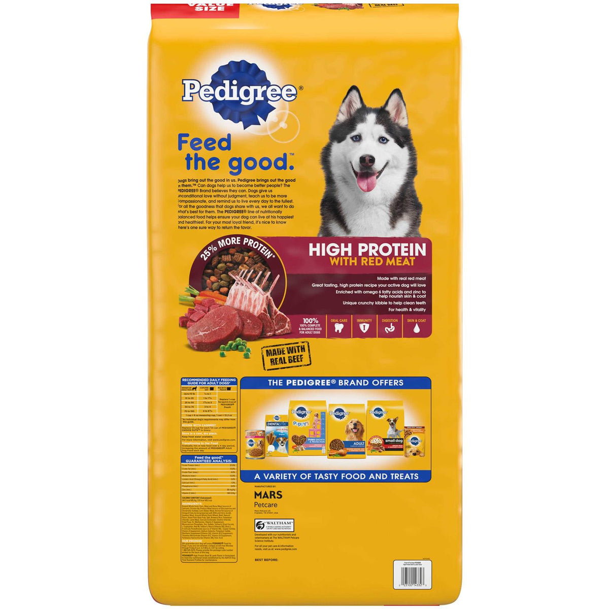 High Protein Adult Dry Dog Food Beef and Lamb Y579