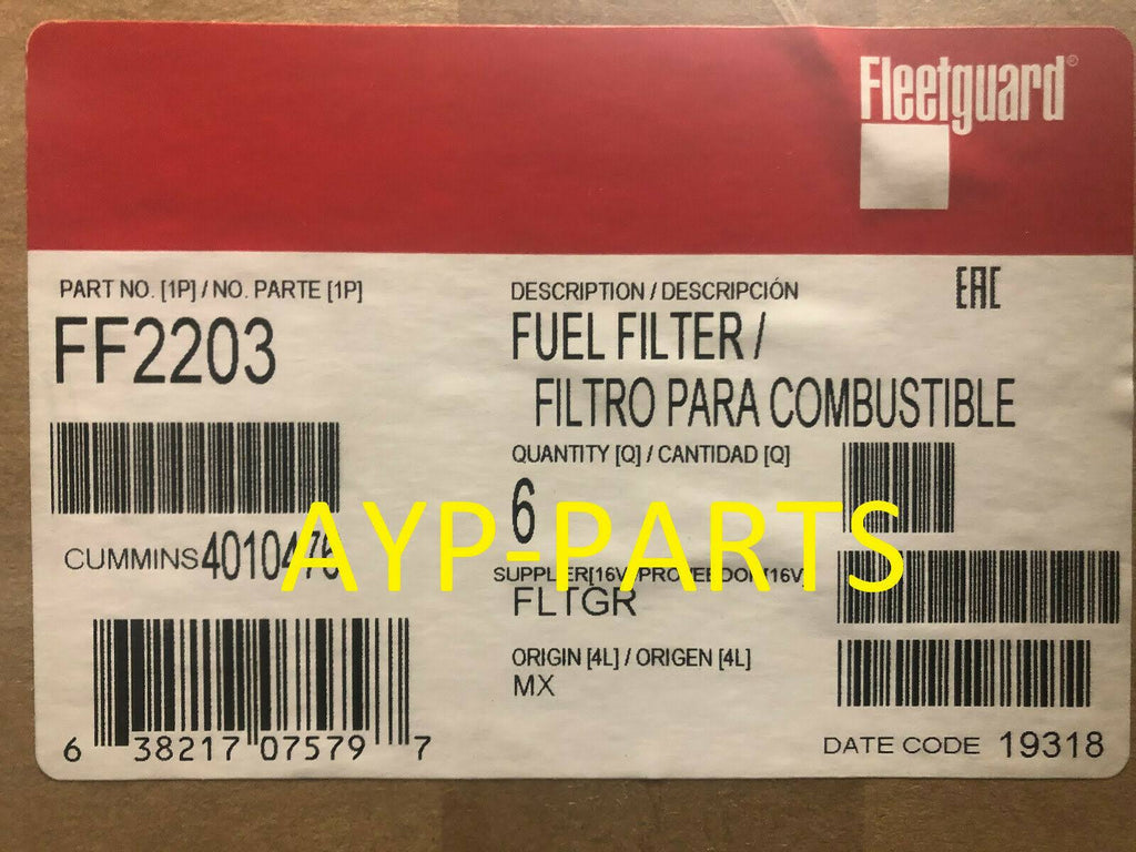 Fuel Filter B82447