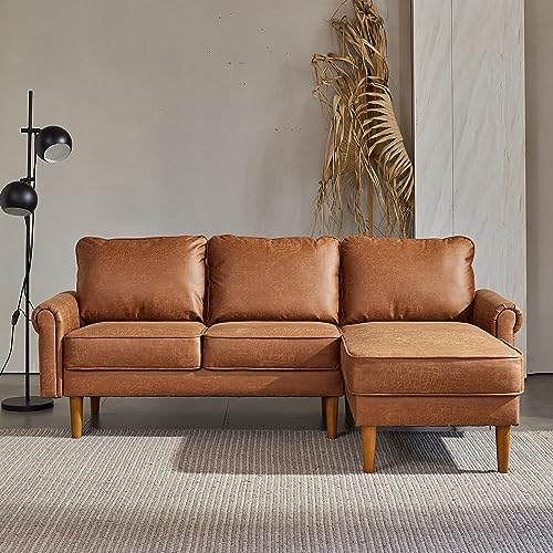 Grey L-Shape Sofa with Chaise A529