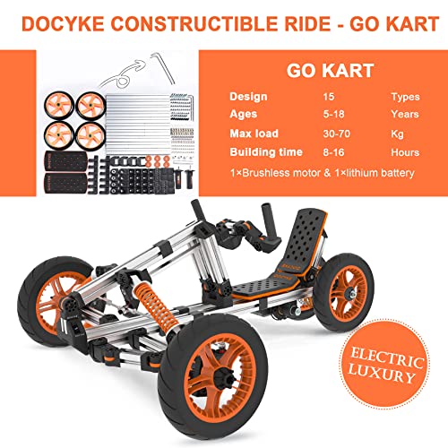 Electric Go Kart Battery Powered 800W Motor N73584