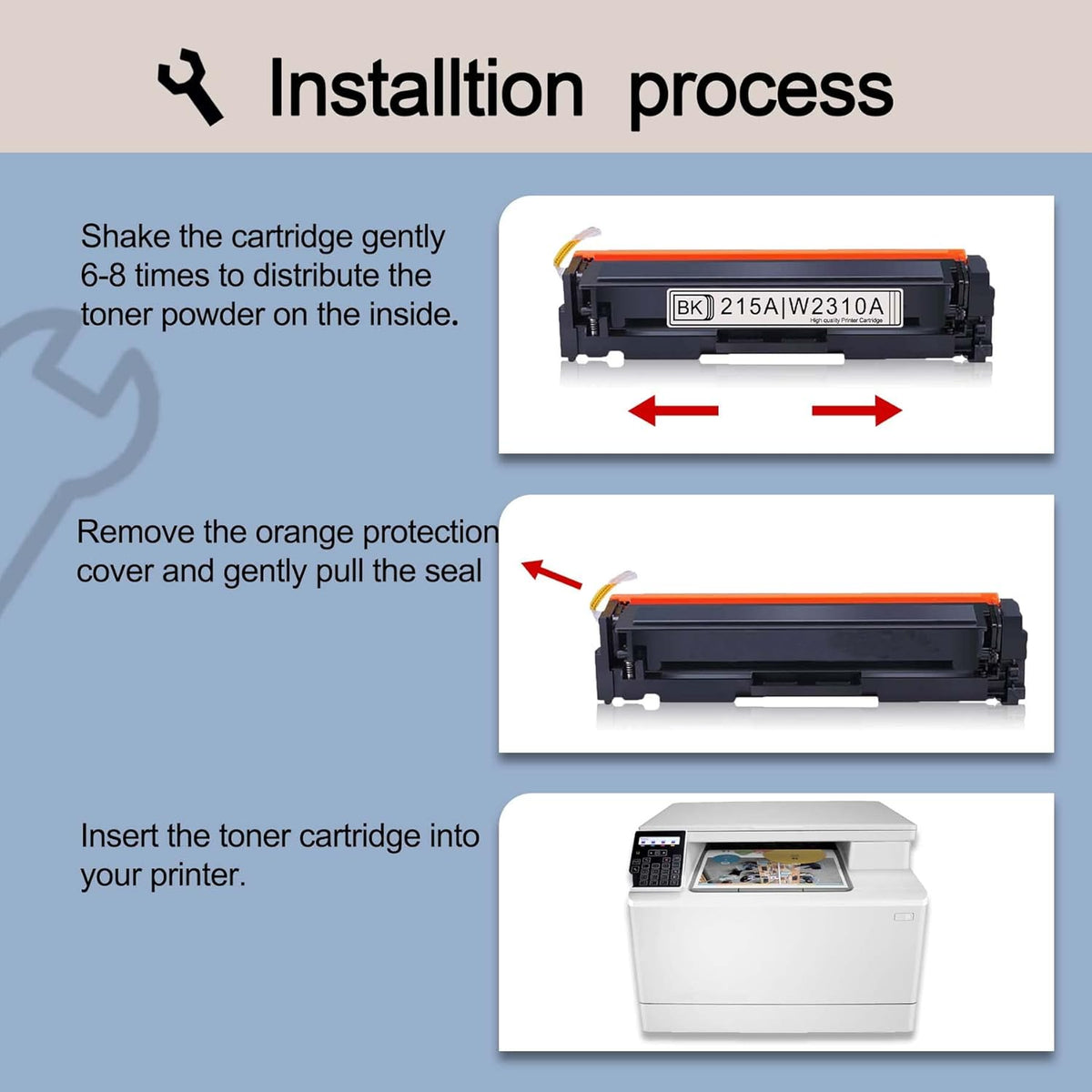 Black Compatible Toner Cartridge B466