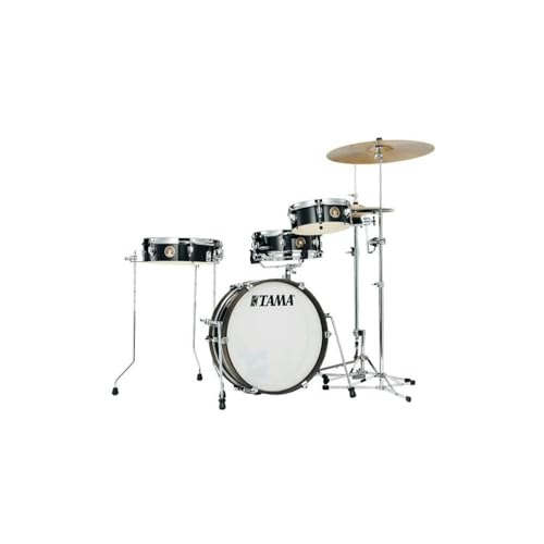Hairline Black 4-piece Shell Pack with Snare Drum X3295