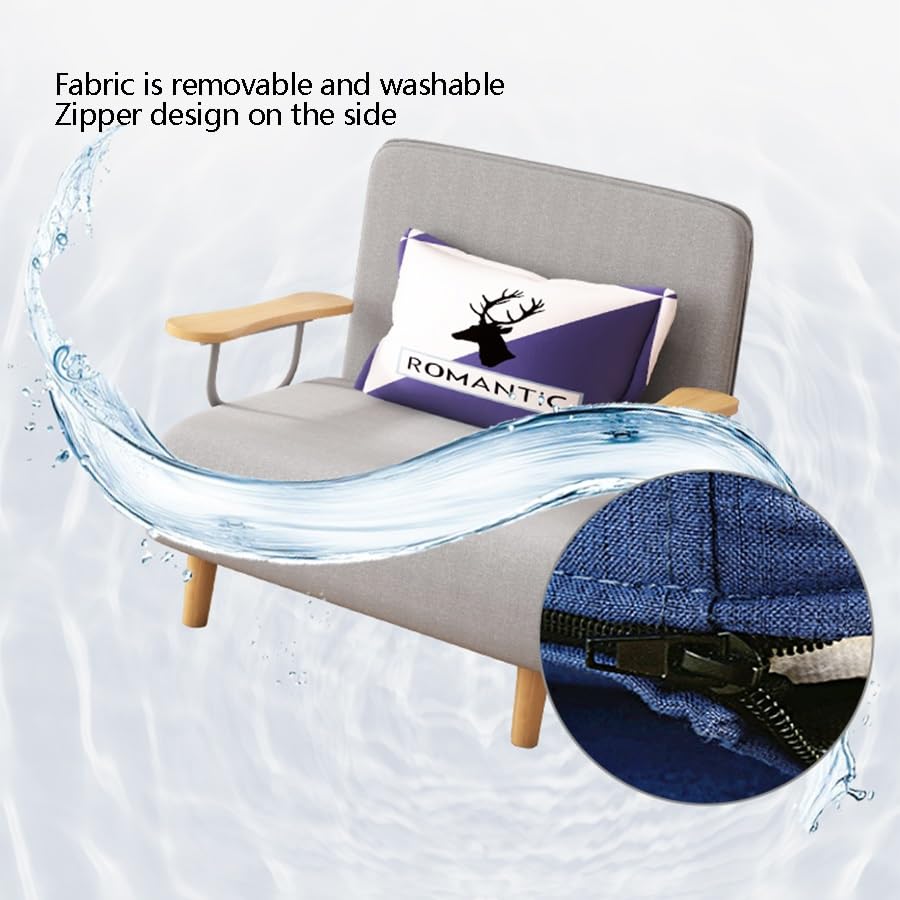 3-in-1 Convertible Sofa Bed Sleeper Chair with Pillow I710114