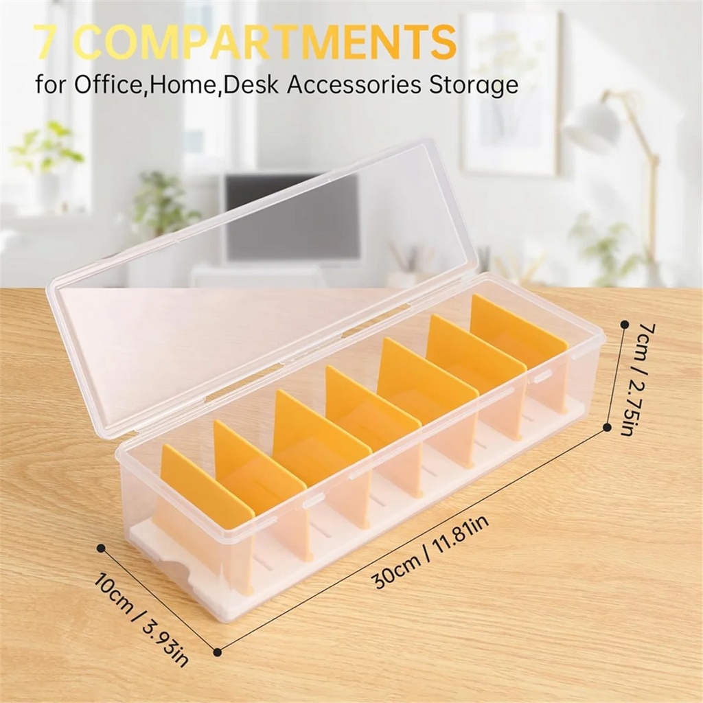 Clear Cable Organizer Box with Lid O724996