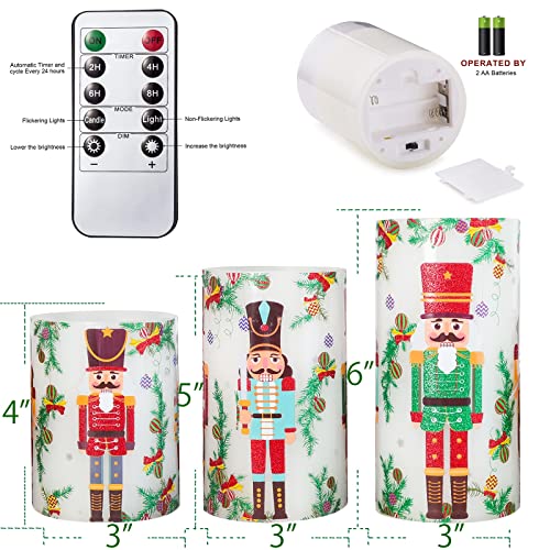 Flameless LED Pillar Candles with Timer & Remote R694383