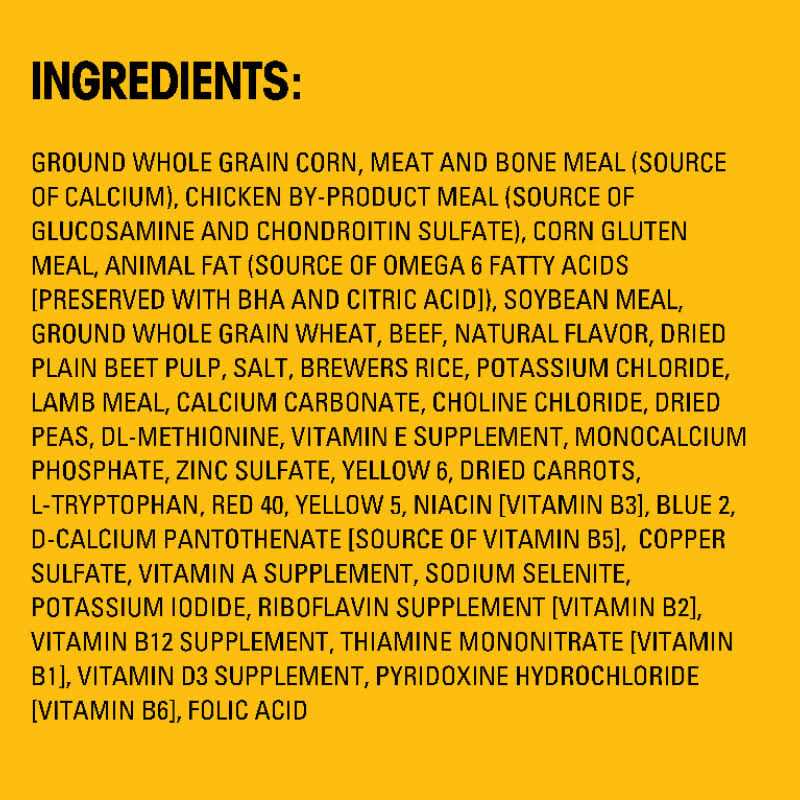 High Protein Adult Dry Dog Food Beef and Lamb Y579