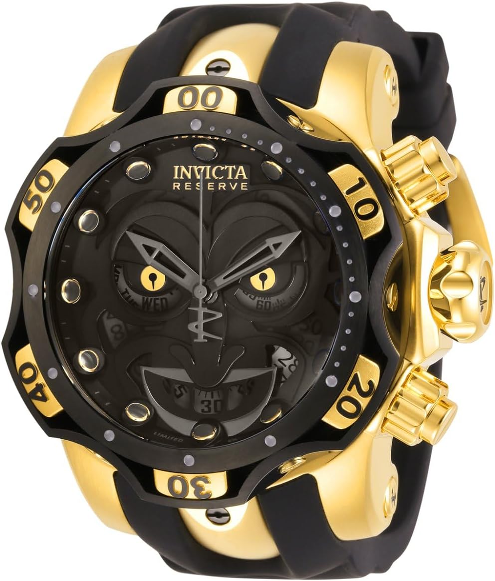 52.5mm Stainless Steel Aluminum Black Watch I508078
