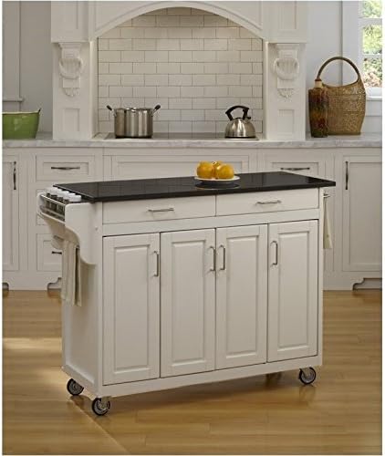 White Kitchen Cart N702