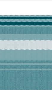 Teal Vinyl Bag Awning 3.5m 11ft-6in O196