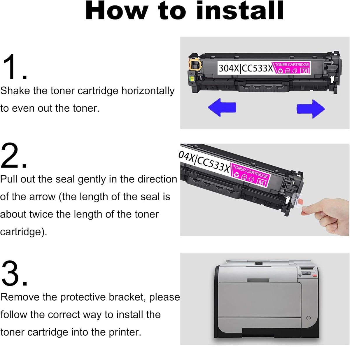 3 Pack Toner Cartridge Replacement R143946