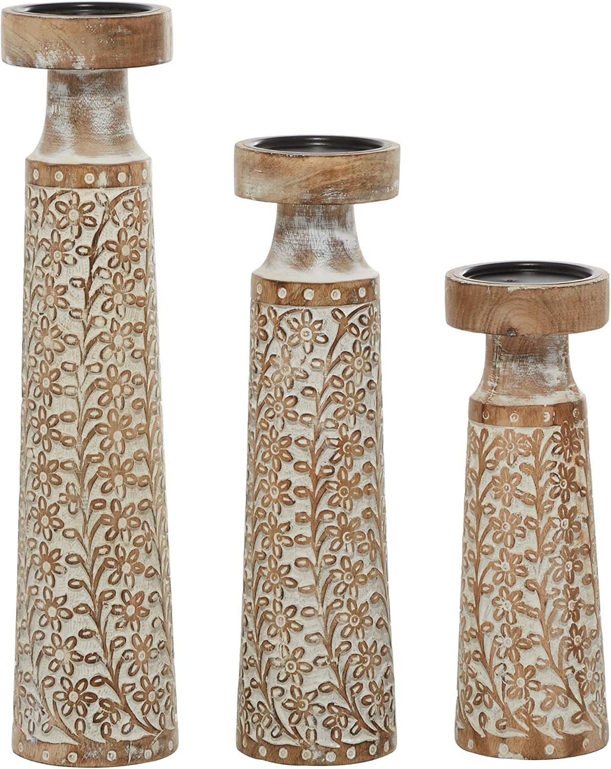 Brown Candle Holder K1689