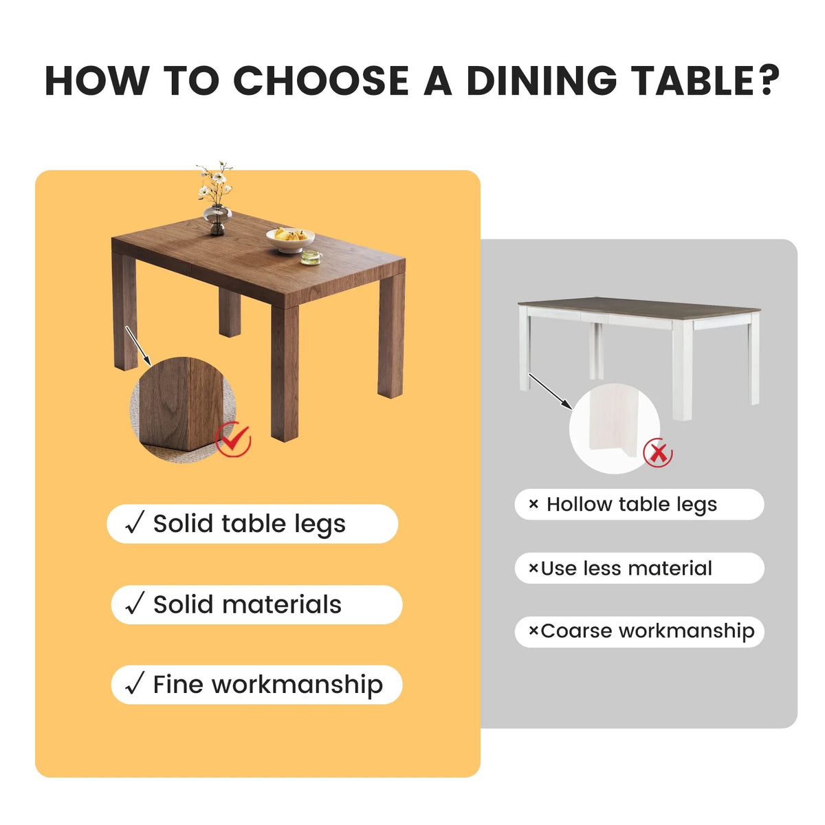 Extendable Dining Table Set with 4 Chairs D7899