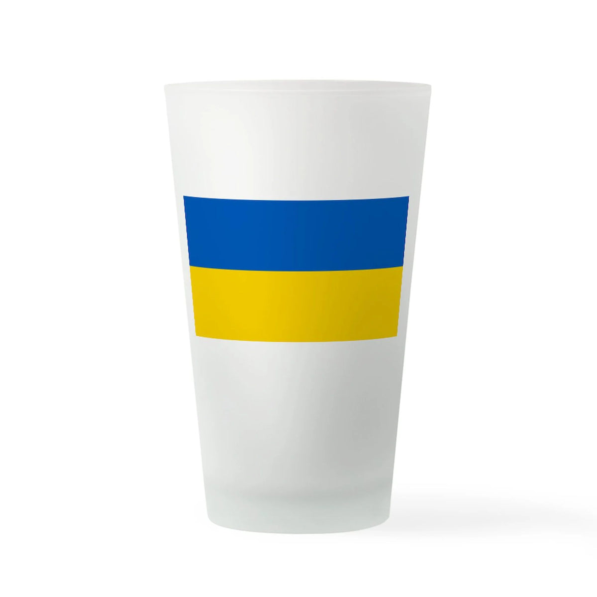 Flag Of Ukraine 16 oz Pint Glass X549