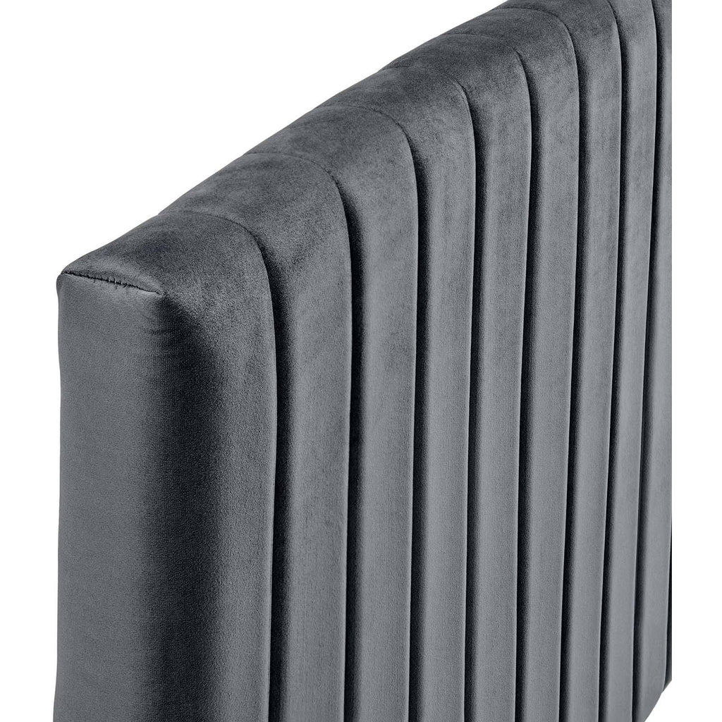 Teal Performance Velvet Full / Queen Headboard P26013