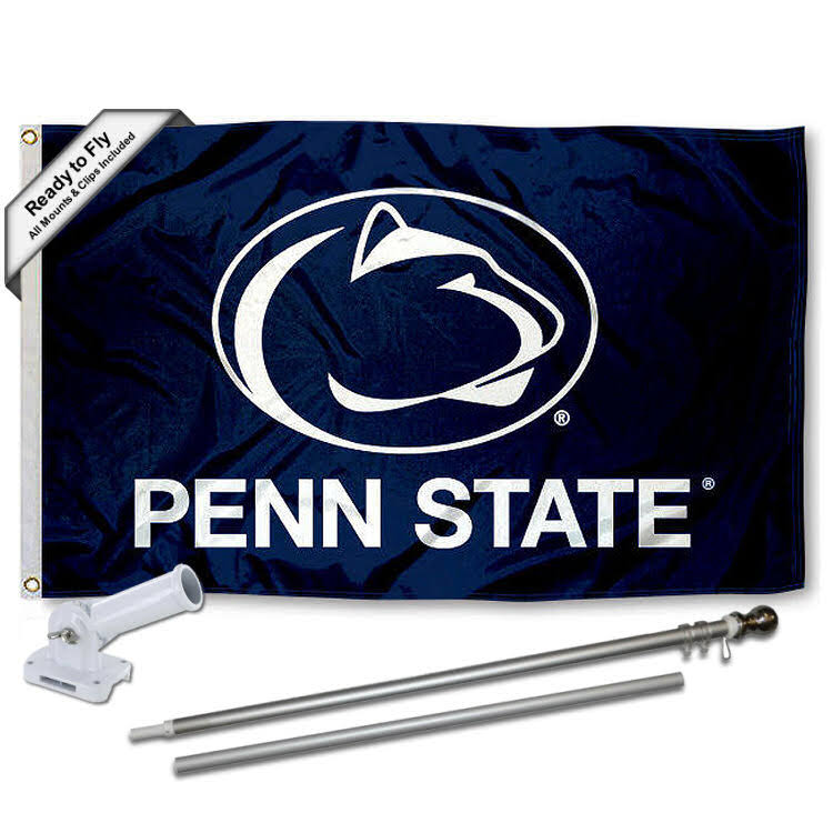 Blue Flag Pole and Bracket Kit G8193