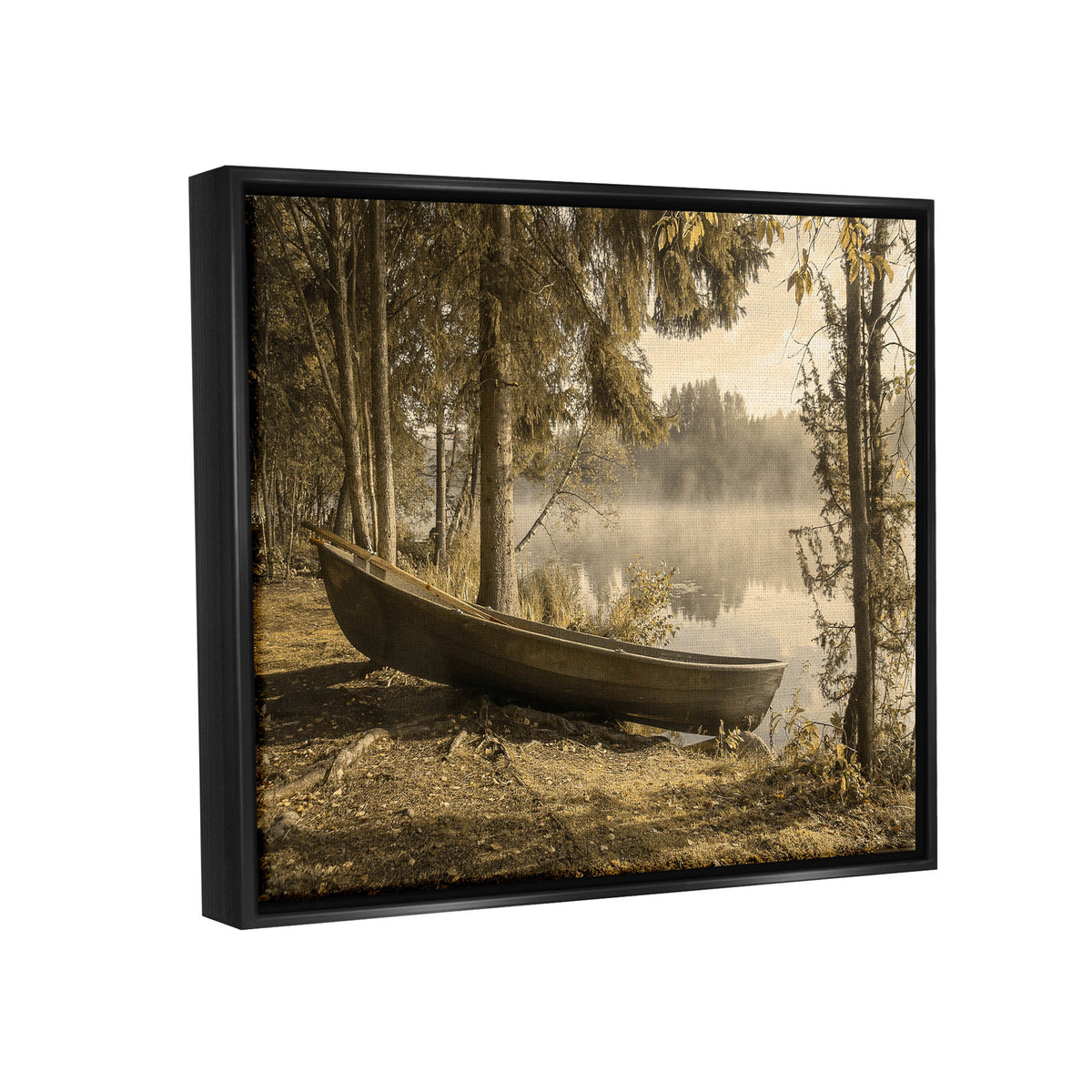Jet Black Framed Art Print Wall Art H6407