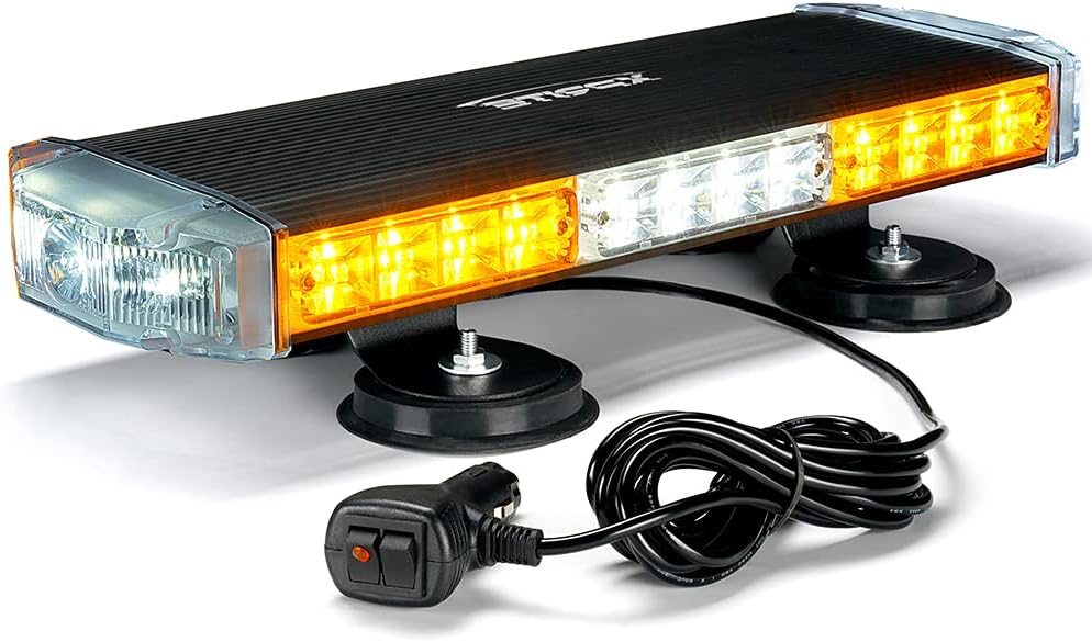 18 Aluminum Magnetic Rooftop Strobe Light Bar E119624