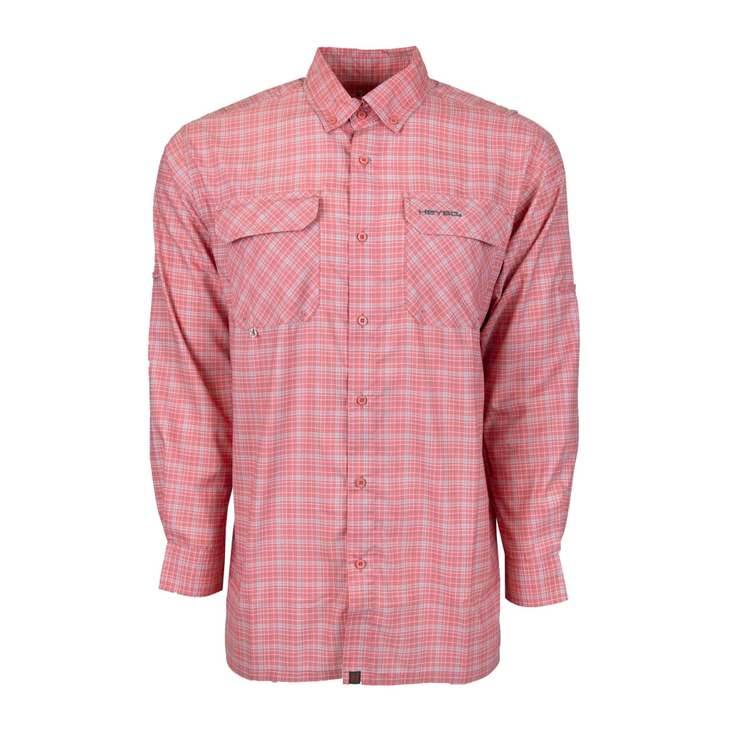 Melon Plaid Long Sleeve Shirt S395616