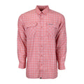 Melon Plaid Long Sleeve Shirt S395616