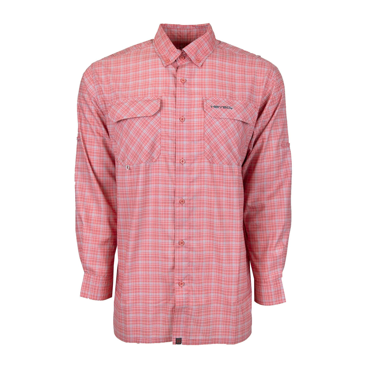Melon Plaid Long Sleeve Shirt S395616