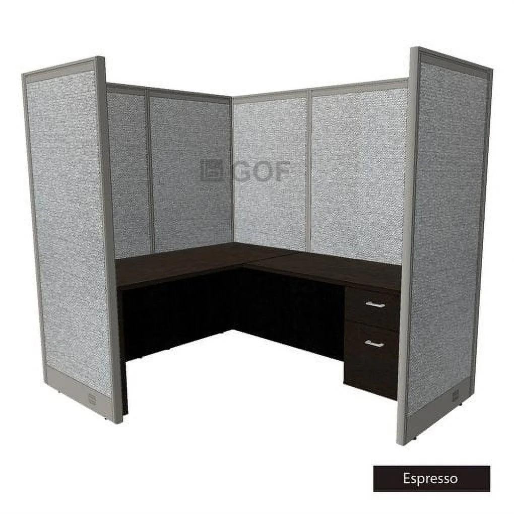 1 Person Workstation Cubicle with Desk Q89793