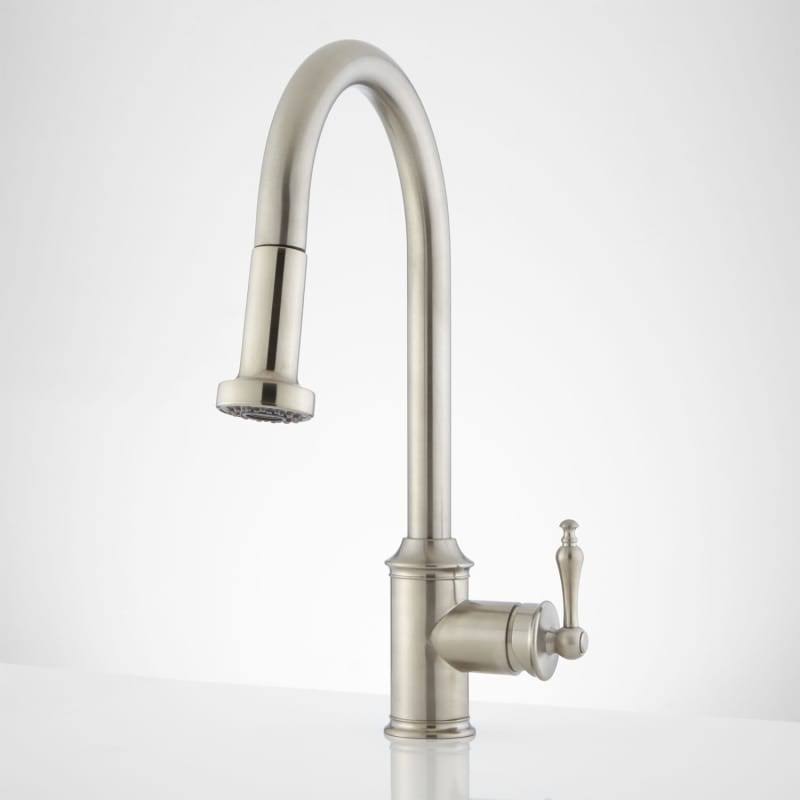 Brushed Nickel Pull-Down Kitchen Faucet M3885