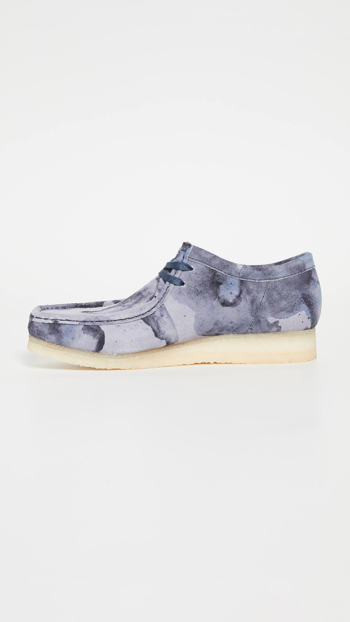 Blue Camo Wallabee Shoes I80287