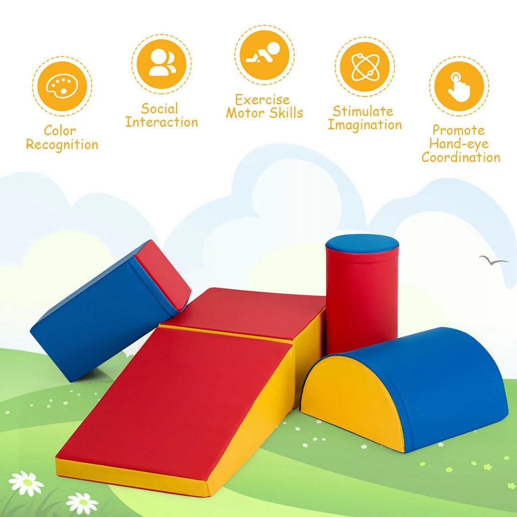 5 Piece Climb and Crawl Foam Play Set J91633