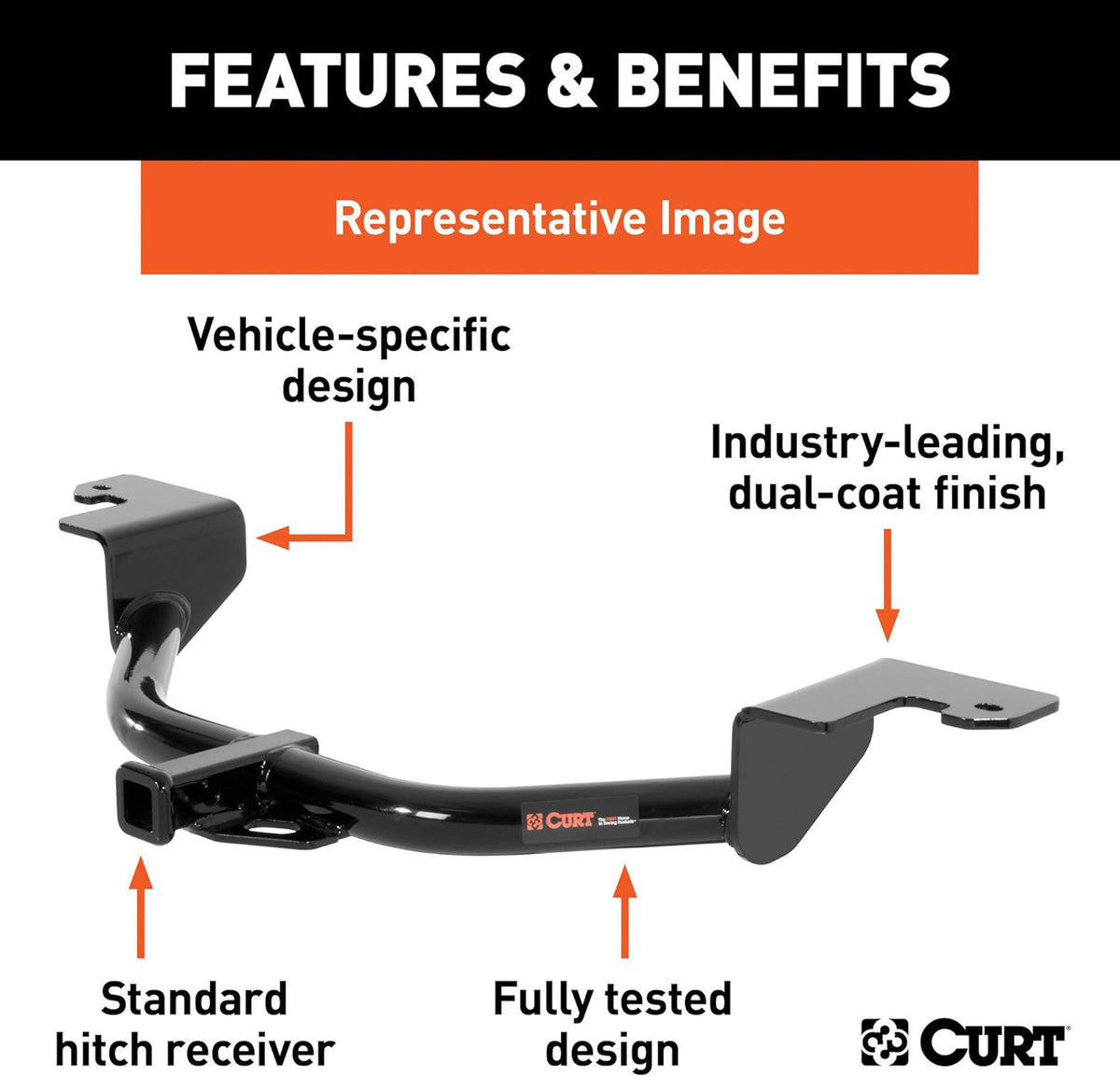 Class 1 Trailer Hitch with Ball Mount, 1-1/4-In Receiver P282308