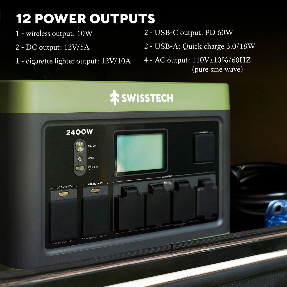 2400W Portable Power Station Q666