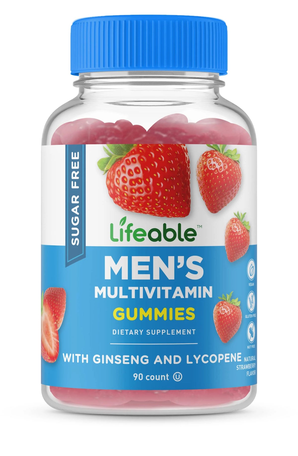 Sugar Free Multivitamin for Men 90 Gummies L698