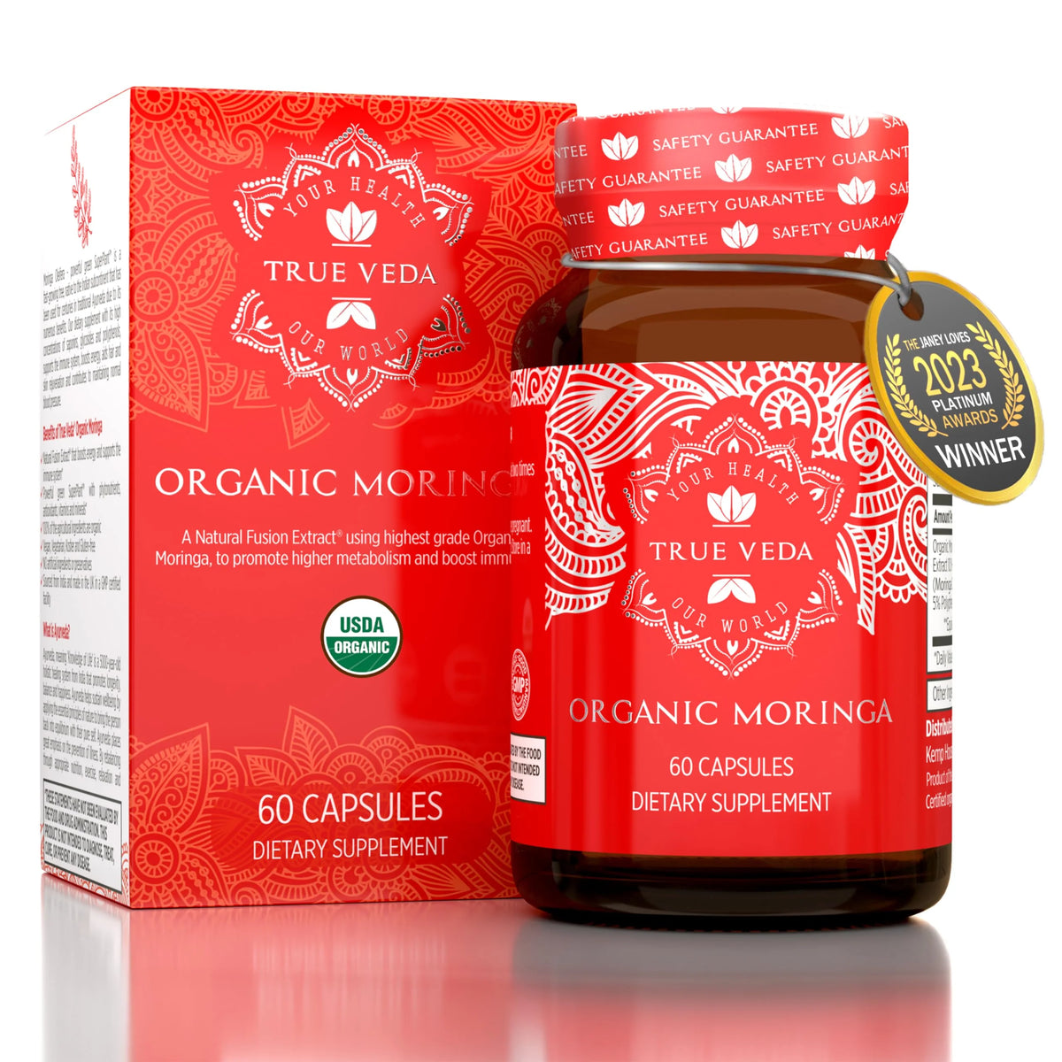 Organic Moringa Capsules 60 Pills M427