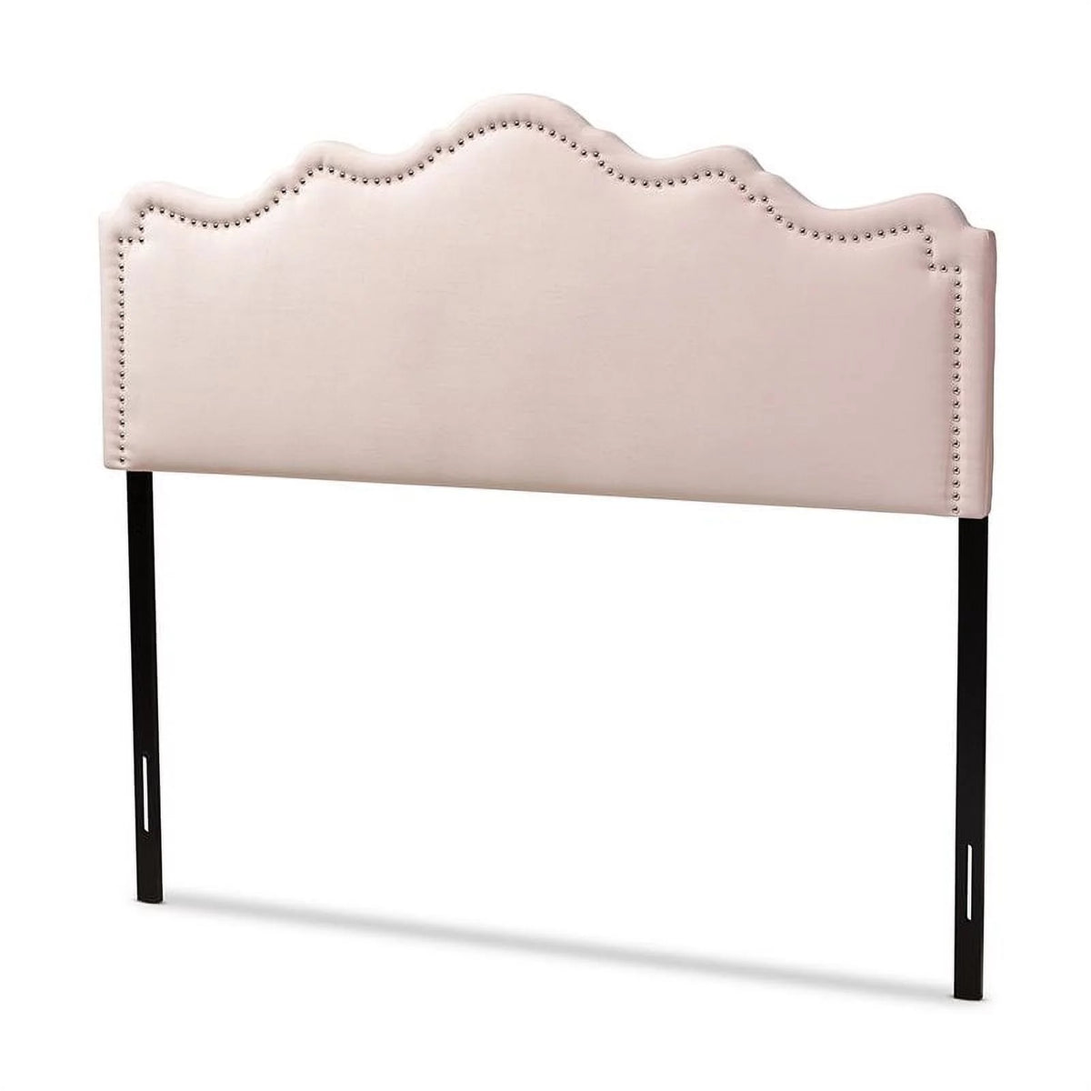 Velvet Queen Headboard in Light Pink W8495