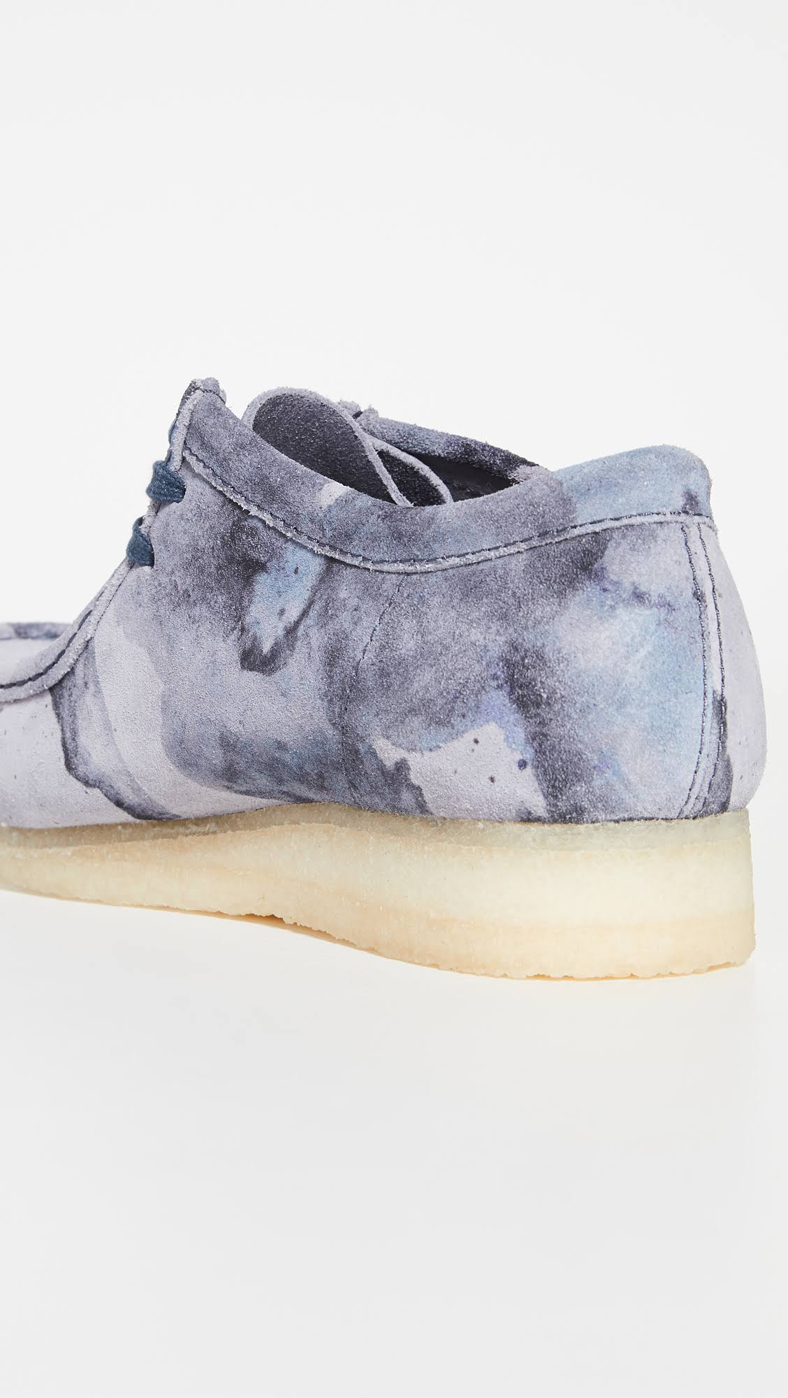 Blue Camo Wallabee Shoes I80287